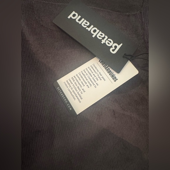 Betabrand Cordaround Corduroy Pants Dark Grey Dress Pants Comfortable NWT 36x34 - Picture 10 of 11